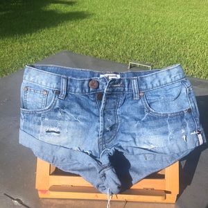 Shorts. One Teaspoon Size 27 EUC